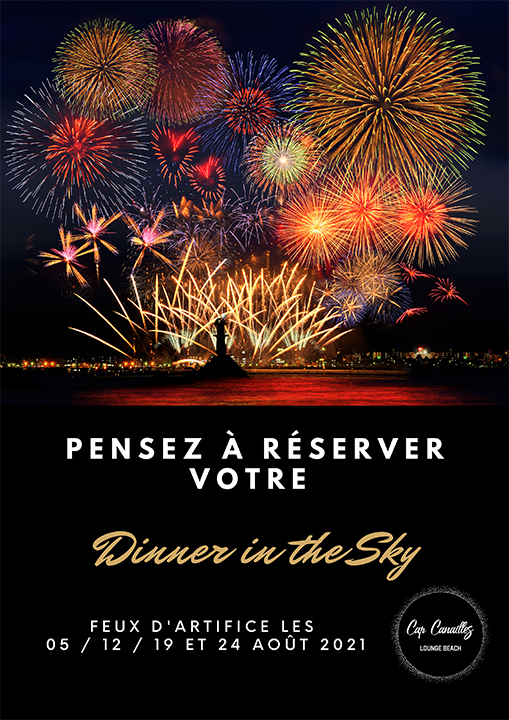 Diner sous les feux d'artifices